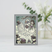 SNOWMAN-FRIEDHOF, MELDET VOR SEINER ZEIT, MÄHRER POSTKARTE (Stehend Vorderseite)