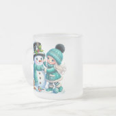 Snowman & Friends Coffee Tasse (Vorderseite Links)