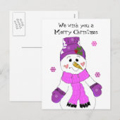 Snowman - Frohe Weihnachten (Vorne/Hinten)