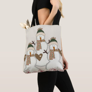 Snowman Frohe Weihnachten Frauen Tragetaschen Tasche