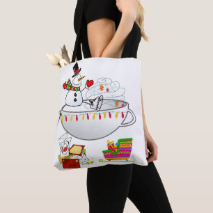 Snowman Frohe Weihnachten Frauen Tragetaschen Tasche