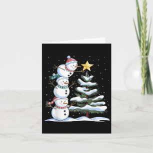 Snowman Frohe Weihnachten Weihnachten Weihnachten  Karte