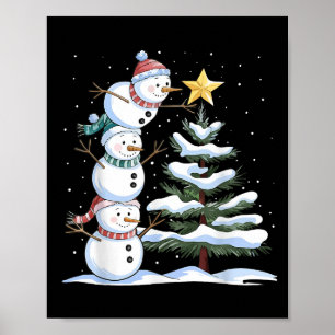 Snowman Frohe Weihnachten Weihnachten Weihnachten  Poster