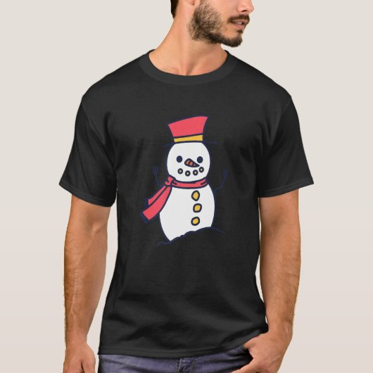 Snowman fun christmas T-Shirt (Vorderseite)