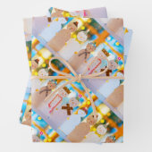 Snowman Fun Elegante Weihnachten Geschenkpapier Set (Beispiel)