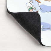 Snowman fun Mousepad (Ecke)