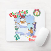 Snowman fun Mousepad (Mit Mouse)