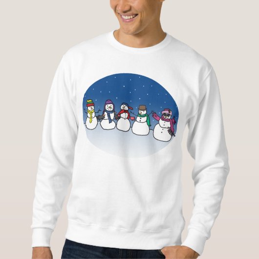 Snowman Fun Sweatshirt (Vorderseite)