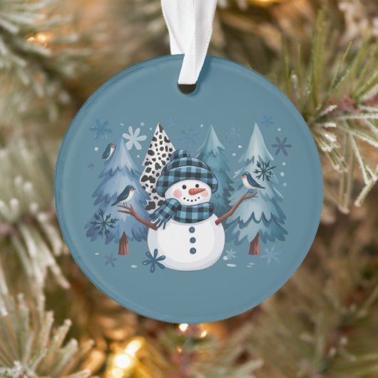 Snowman Funny Christmas Xmas Holiday Trees Ornament (Baum)