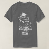 Snowman Funny Snow Funny Weihnachten T-Shirt (Design vorne)