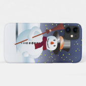 Snowman für Weihnachten Case-Mate iPhone Hülle (Rückseite (Horizontal))