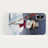 Snowman für Weihnachten Case-Mate iPhone Hülle (Rückseite (Horizontal))