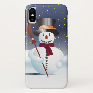 Snowman für Weihnachten Case-Mate iPhone Hülle
