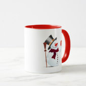 Snowman für Weihnachten / Weihnachten Tasse (VorderseiteRechts)