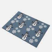 Snowman Fußmatte (Schrägansicht)