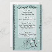 Snowman Gabel Catering Weihnachtsmenü Briefpapier (Vorne/Hinten)