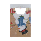 Snowman Geldbeutel Flaschenöffner (Vorderseite)