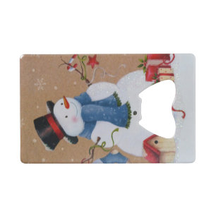 Snowman Geldbeutel Flaschenöffner
