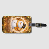 Snowman Gepäckanhänger (Vorderseite (Horizontal))