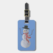 Snowman Gepäckanhänger (Vorderseite vertikal)