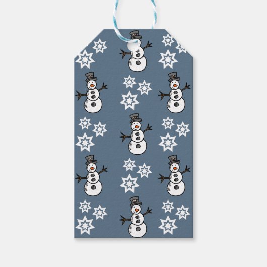 Snowman Geschenkanhänger (Vorderseite)