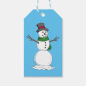 Snowman Geschenkanhänger (Vorderseite)