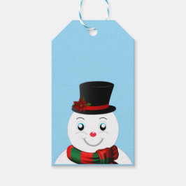 snowman geschenkanhänger