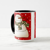 Snowman Geschenke Tasse (Vorderseite Links)
