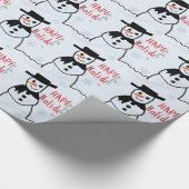Snowman Geschenkpapier (Ecke)