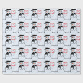 Snowman Geschenkpapier (Flach)