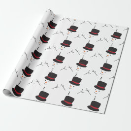 Snowman Geschenkpapier