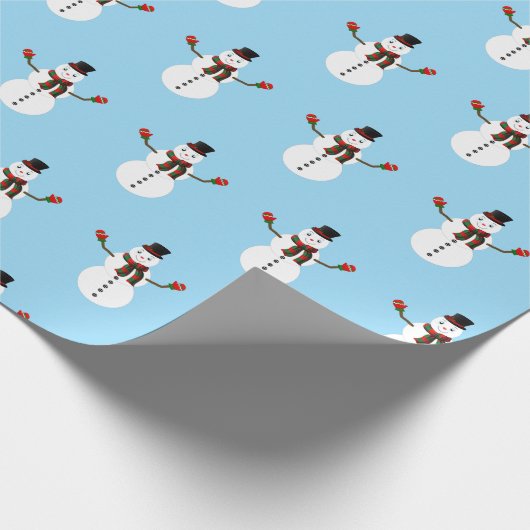 snowman geschenkpapier (Ecke)