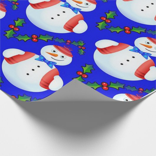 Snowman Geschenkpapier (Ecke)