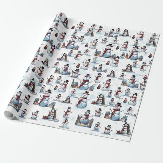 Snowman Geschenkpapier