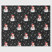 "Snowman" Geschenkpapier (Flach)