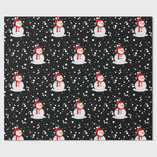 "Snowman" Geschenkpapier (Flach)