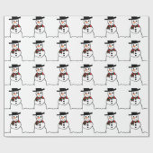 Snowman Geschenkpapier (Flach)