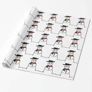 Snowman Geschenkpapier