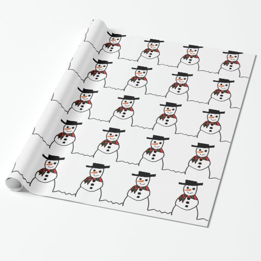 Snowman Geschenkpapier (Ungerollt)