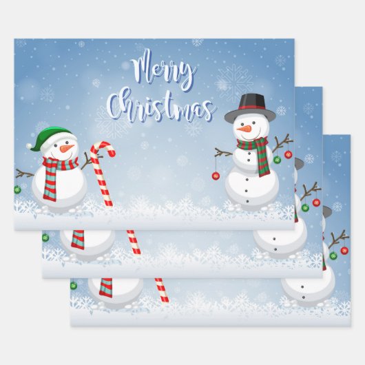 Snowman Geschenkpapier Set (Set)