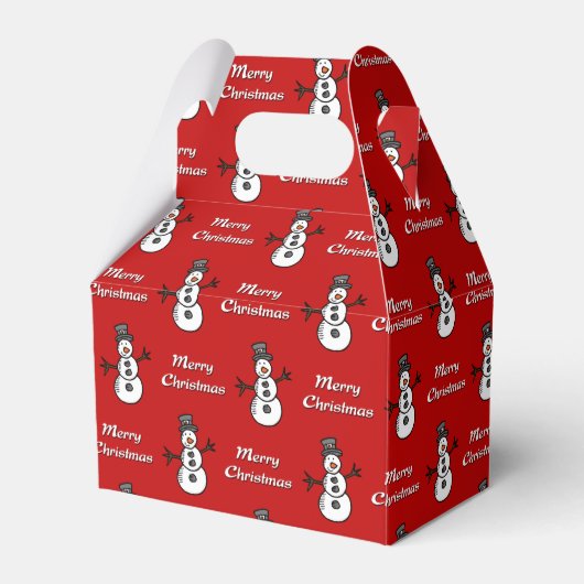 Snowman Geschenkschachtel (Vorderseite)