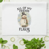 Snowman Geschirrtuch (Gefaltet)