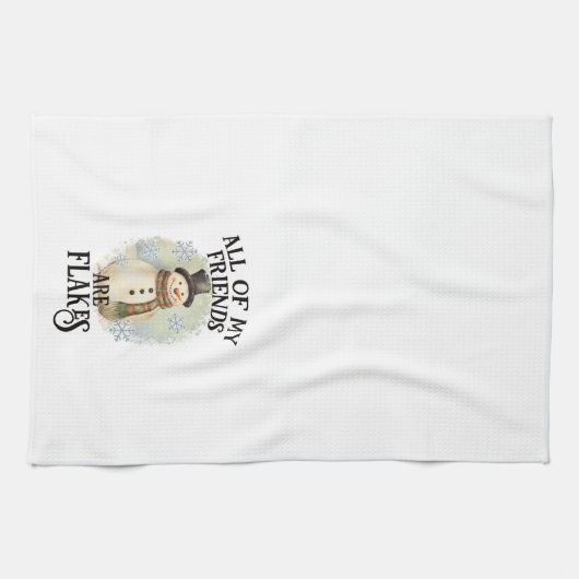 Snowman Geschirrtuch (Horizontal)