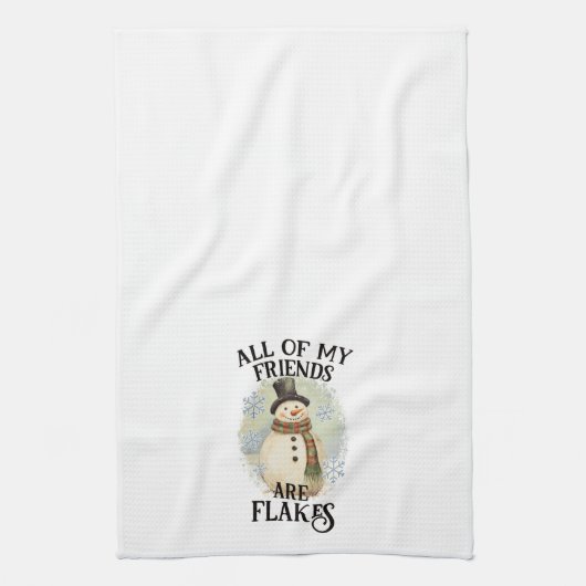 Snowman Geschirrtuch (Vertikal)