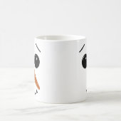 Snowman-Gesichts-Tasse Kaffeetasse (Mittel)