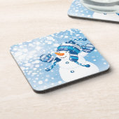 Snowman Getränkeuntersetzer (Linke Seite)