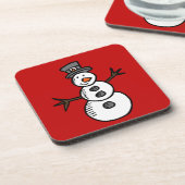 Snowman Getränkeuntersetzer (Linke Seite)