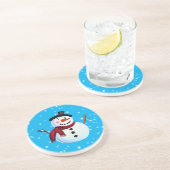 Snowman Getränkeuntersetzer (Seite)