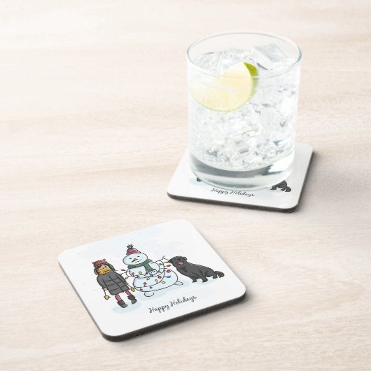 Snowman Getränkeuntersetzer (Rechte Seite)