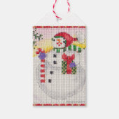Snowman Gift Tag Geschenkanhänger (Vorderseite)